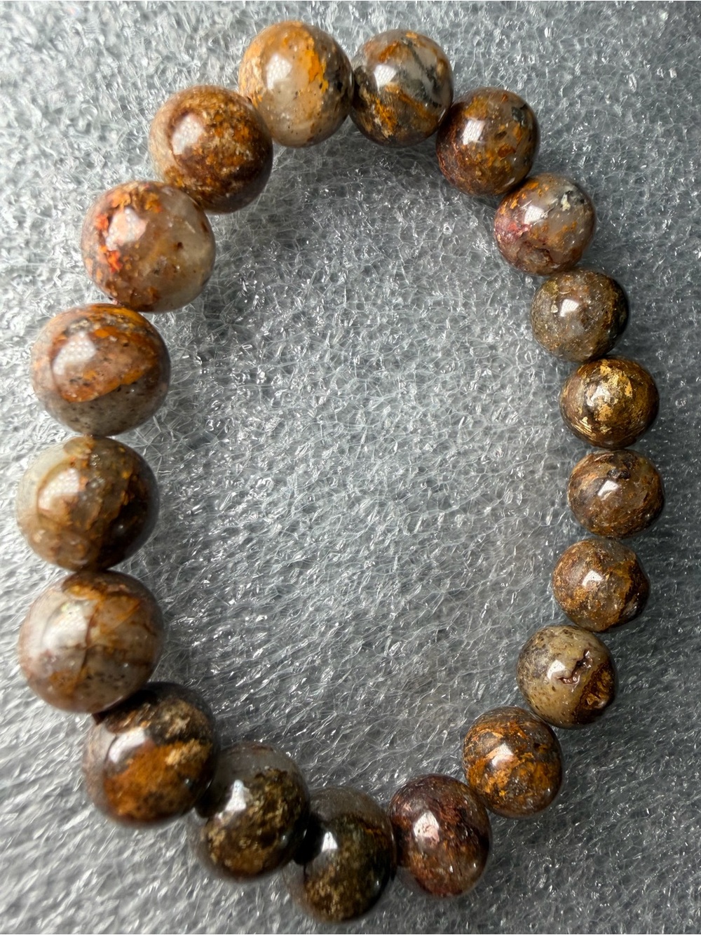 10MM Bronzite Natural Crystal Bracelet